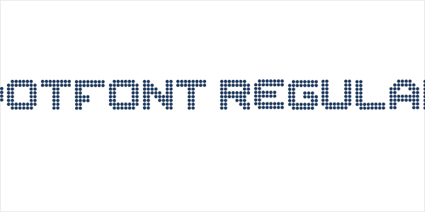 Dotfont Regular Logo