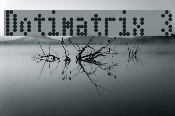 Dotimatrix 3 Font examples