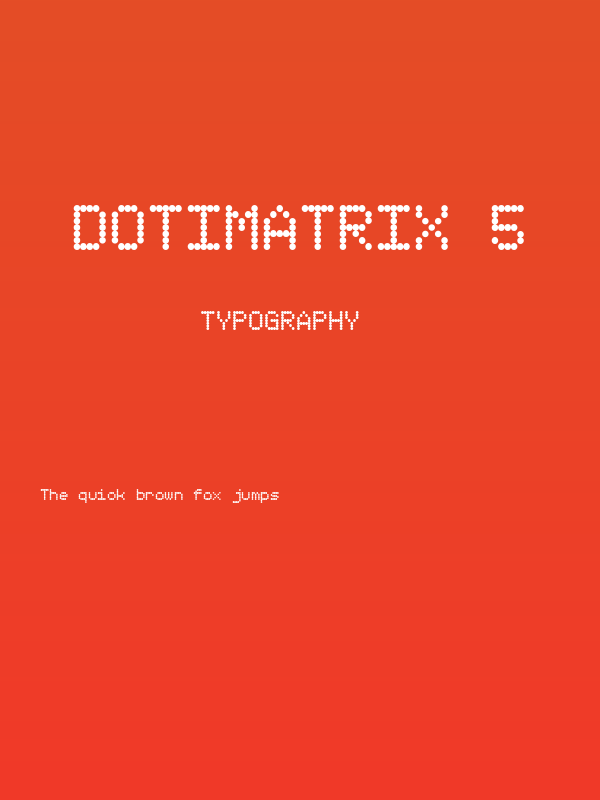 Dotimatrix 5 Poster