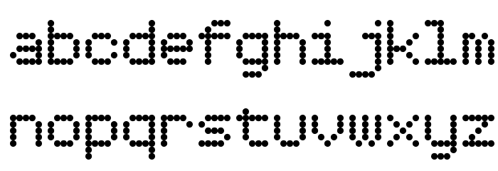Dotimatrix 5 Font LOWERCASE