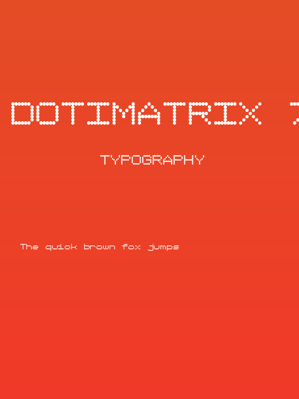 Dotimatrix 7 Poster