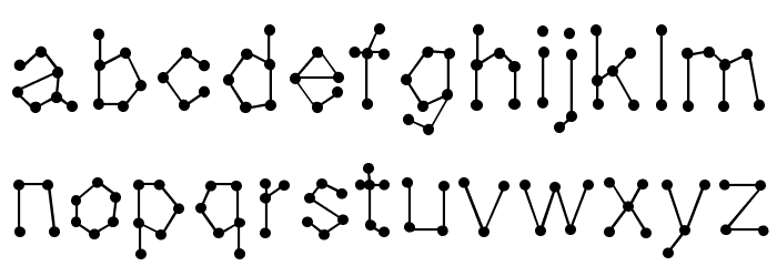 Dotnation Font LOWERCASE