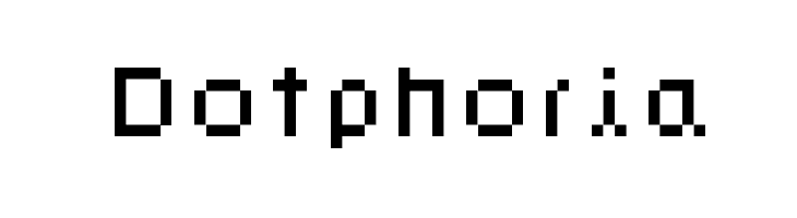 Dotphoria  Frei Schriftart Herunterladen