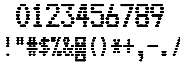 Dotrice Bold Condensed Font OTHER CHARS