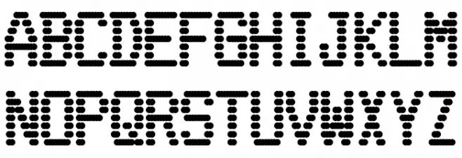 Dotrice Bold Condensed フォント 大文字