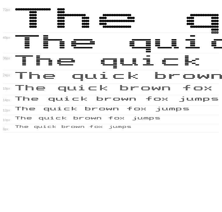 Dotrice Bold Expanded Waterfall