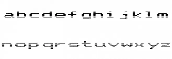 Dotrice Bold Expanded 字体 小写