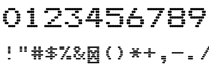 Dotrice Bold Font OTHER CHARS