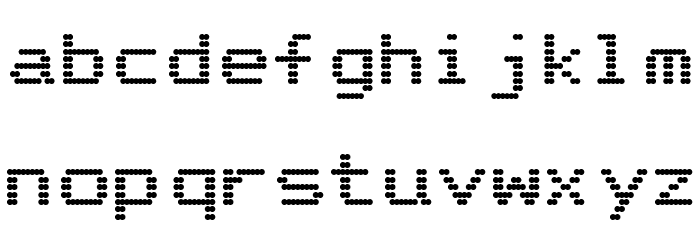 Dotrice Bold Font LOWERCASE