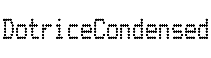 Dotrice Condensed  フリーフォントのダウンロード