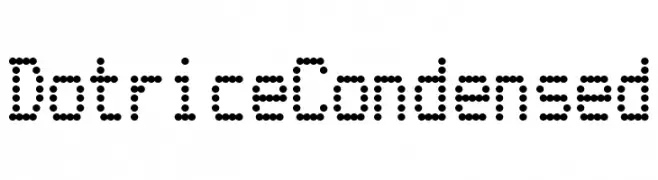 Dotrice Condensed  Frei Schriftart Herunterladen