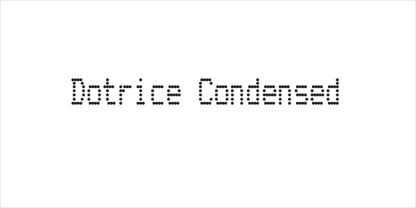 Dotrice Condensed Logo