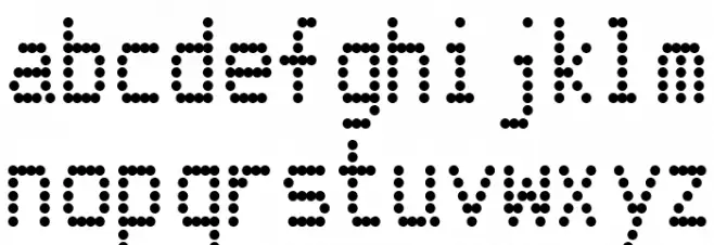 Dotrice Condensed Font Litere mici
