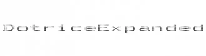 Dotrice Expanded  Frei Schriftart Herunterladen
