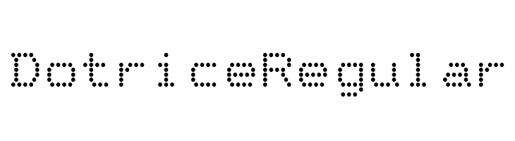 Dotrice Regular  免费字体下载