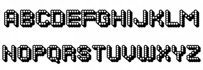 Dots All For Now 3D JL Font Litere mari