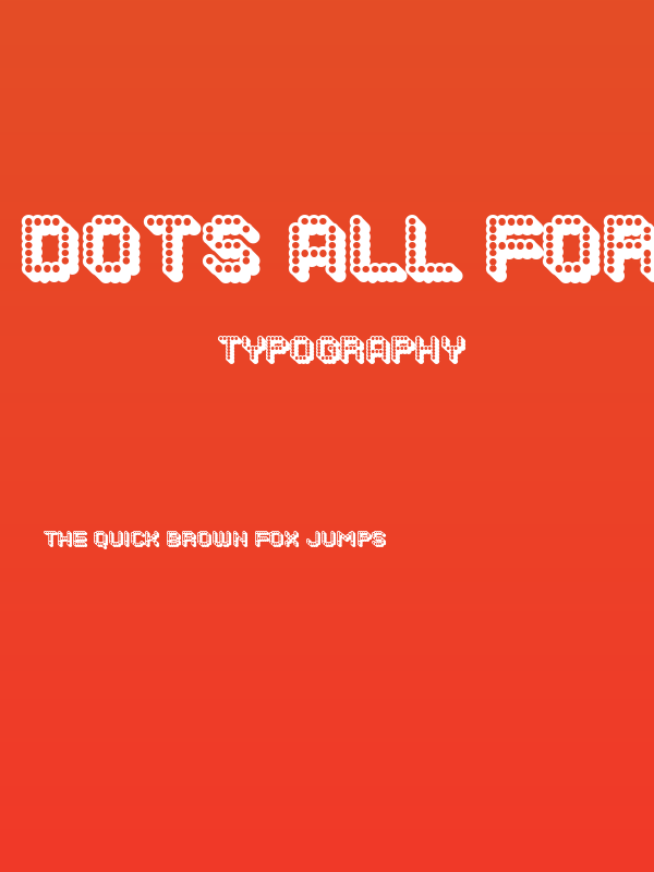 Dots All For Now 3D JL Poster