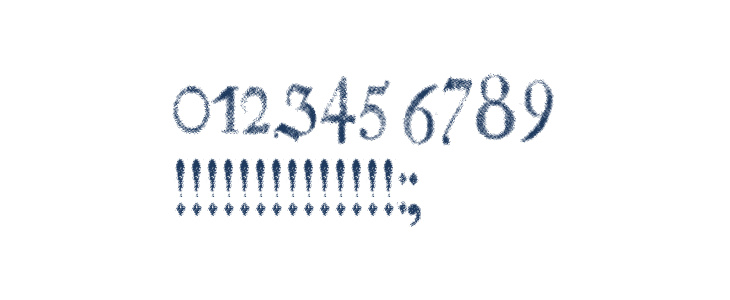 Dots Land Gotika Bold Other Characters