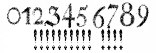 Dots Land Gotika Bold Font OTHER CHARS