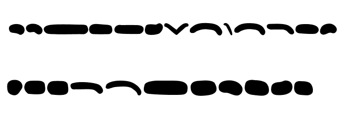 Dots Regular Font OTHER CHARS