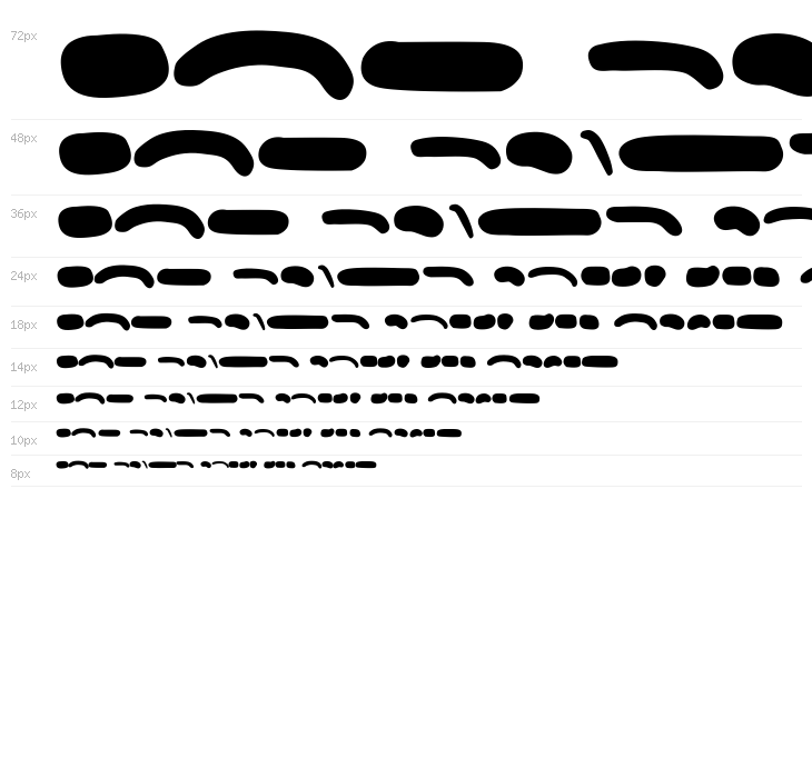 Dots Regular Waterfall