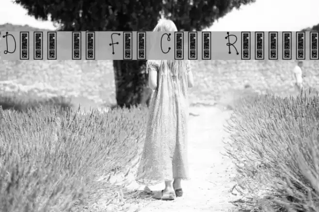 Dots of Fun Caps Regular Font examples