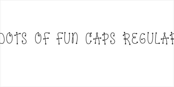 Dots of Fun Caps Regular Logo