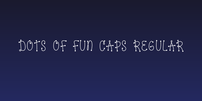 Dots of Fun Caps Regular Social Header