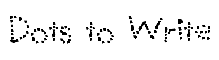 Dots to Write Caratteri