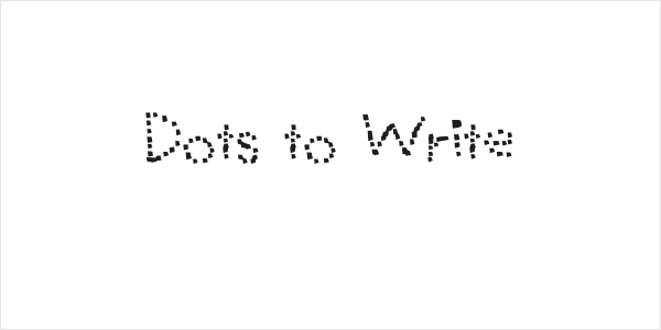 Dots to Write Logo