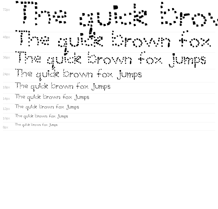 Dots to Write Waterfall