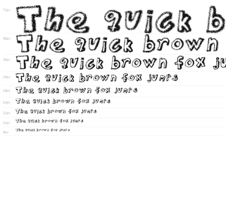 Dotted Newspaper Waterfall