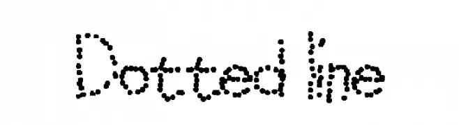 Dotted line  Fuentes Gratis Descargar