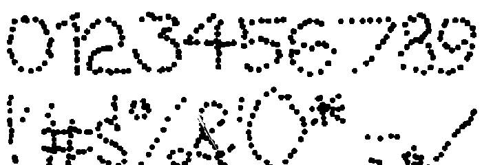 Dotted line Fuentes OTROS CHARS