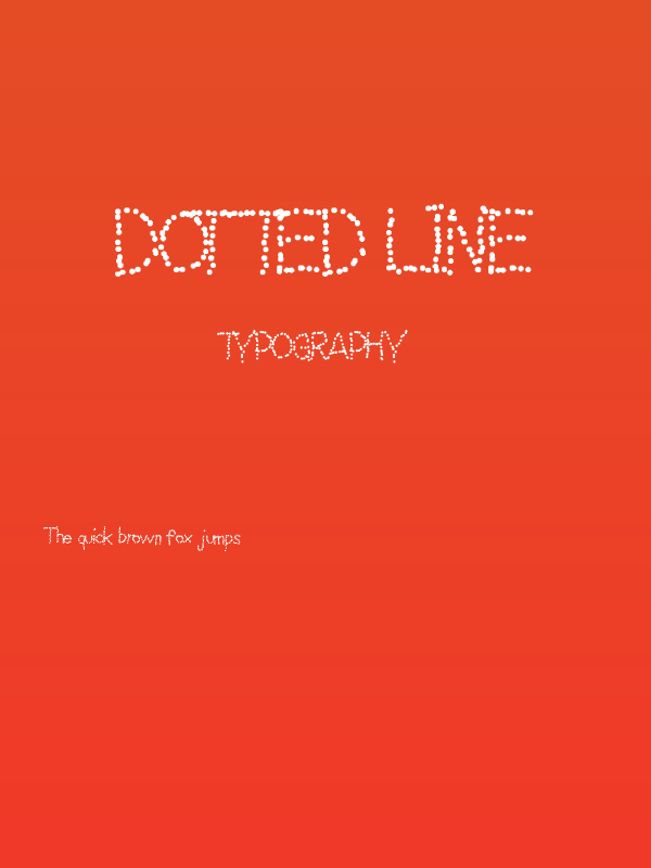 Dotted line Poster