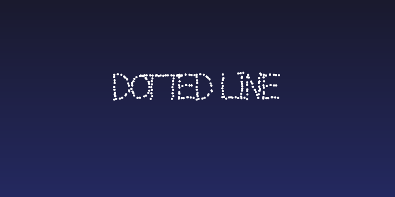 Dotted line Social Header