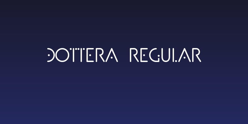 Dottera Regular Social Header