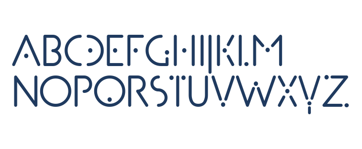 Dottera Regular Lowercase