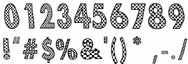 Dottie W. MacSpotter Font OTHER CHARS