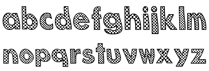 Dottie W. MacSpotter Font LOWERCASE