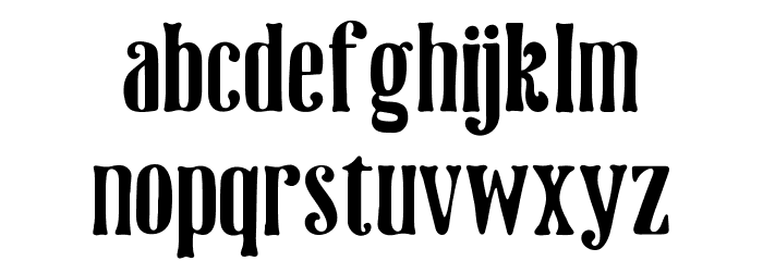 Dottingham Font LOWERCASE