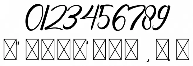 Dottinghise Font OTHER CHARS