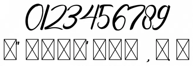 Dottinghise Font OTHER CHARS