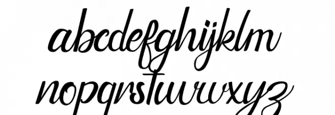 Dottinghise Font LOWERCASE
