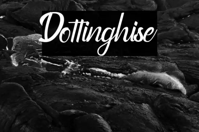Dottinghise Font examples