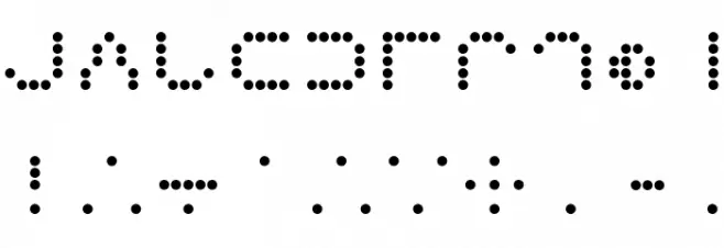 Dotty-Moon Font OTHER CHARS