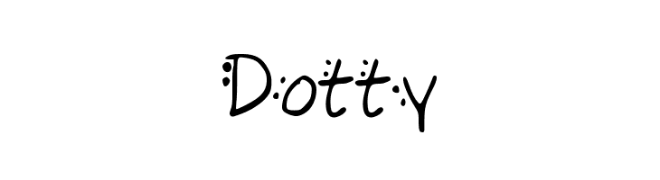 Dotty  Frei Schriftart Herunterladen