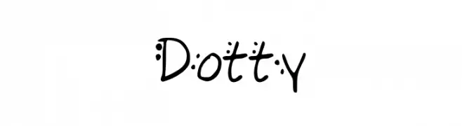 Dotty  Frei Schriftart Herunterladen