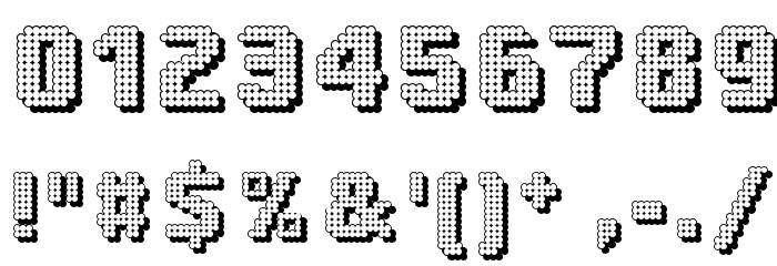 DottyShadow Font OTHER CHARS