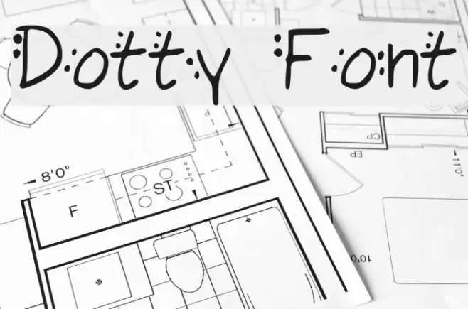 Dotty Font examples